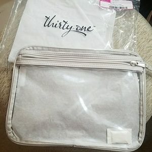 Thirty one clear pocket a tote
